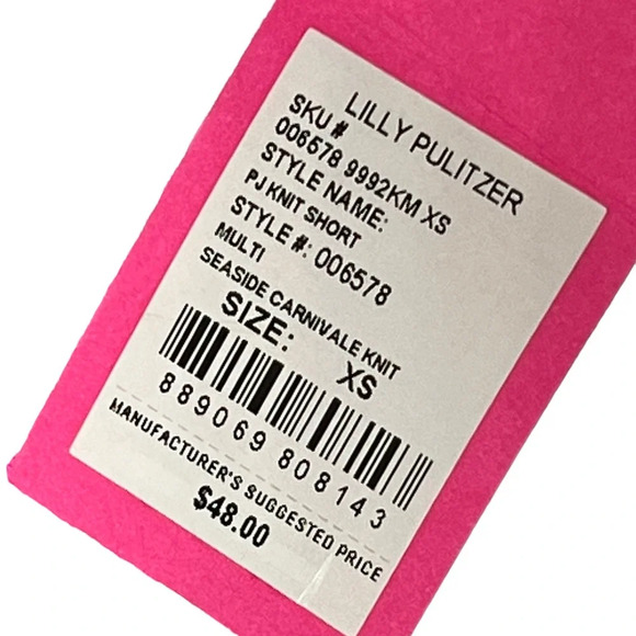 Lilly Pulitzer Seaside Carnivale Sleep Shorts - Picture 2 of 4